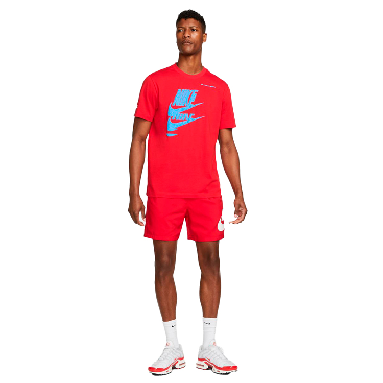Tricou bărbătesc Nike M NSW ESS+ SPORT 1 TEE M Rosu photo 3