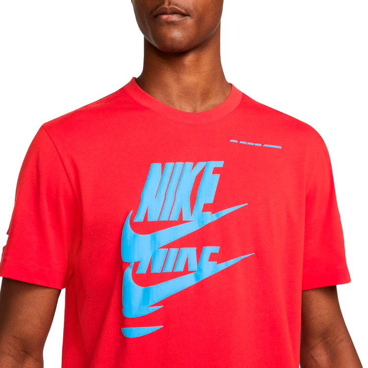 Tricou bărbătesc Nike M NSW ESS+ SPORT 1 TEE M Rosu photo 6