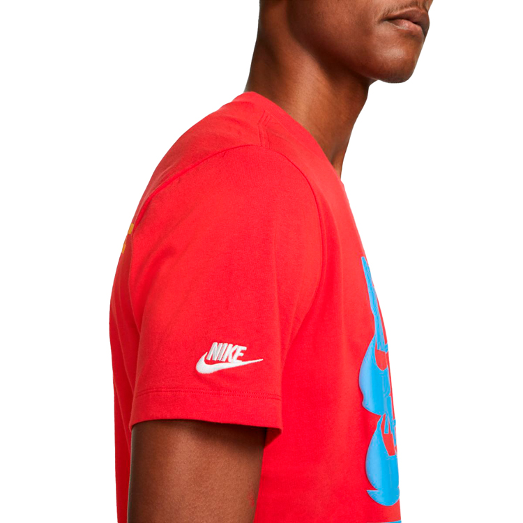Tricou bărbătesc Nike M NSW ESS+ SPORT 1 TEE M Rosu photo 7