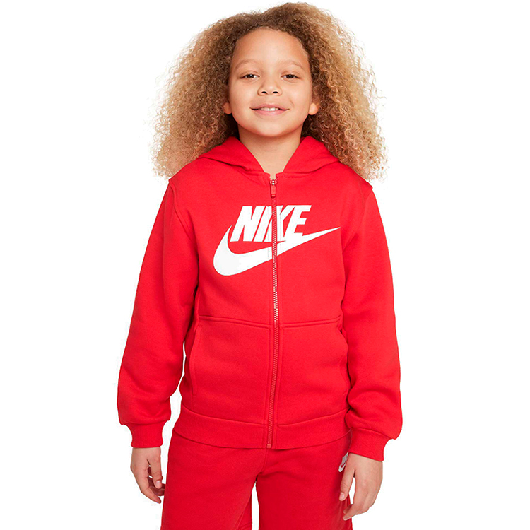 Hanorac Nike K NSW CLUB FLC HD FZ LS HBR photo Hanorac Nike K NSW CLUB FLC HD FZ LS HBR photo