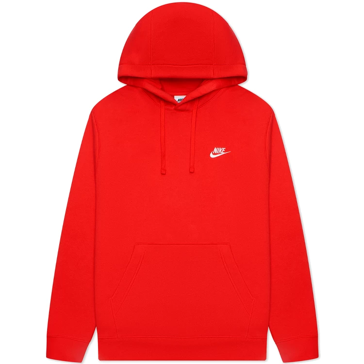 Hanorac Nike M NK CLUB FT PO HOODIE / Barbati / XXL / Rosu photo 1 Hanorac Nike M NK CLUB FT PO HOODIE / Barbati / XXL / Rosu photo 1