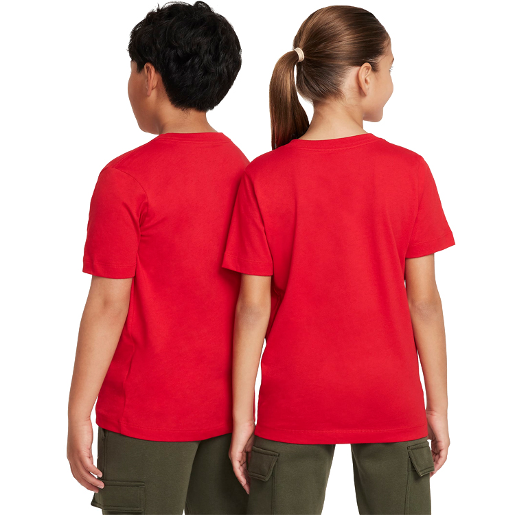 Tricou Nike K NSW TEE EMB FUTURA LBR / Barbati / XS / Rosu photo 4