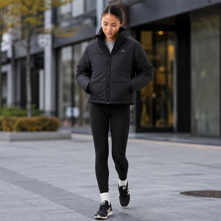 Куртка Adidas W BSC PADDED J XXS Черный Женский photo 3