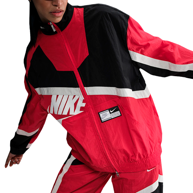 Jacheta Nike W NSW STREET WVN JKT S Rosu Femei photo 3