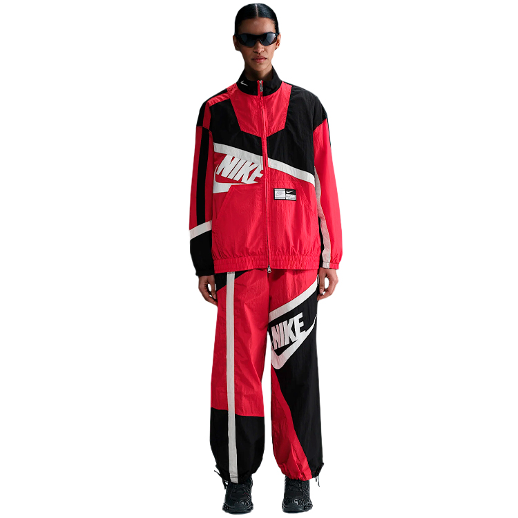Jacheta Nike W NSW STREET WVN JKT S Rosu Femei photo 5
