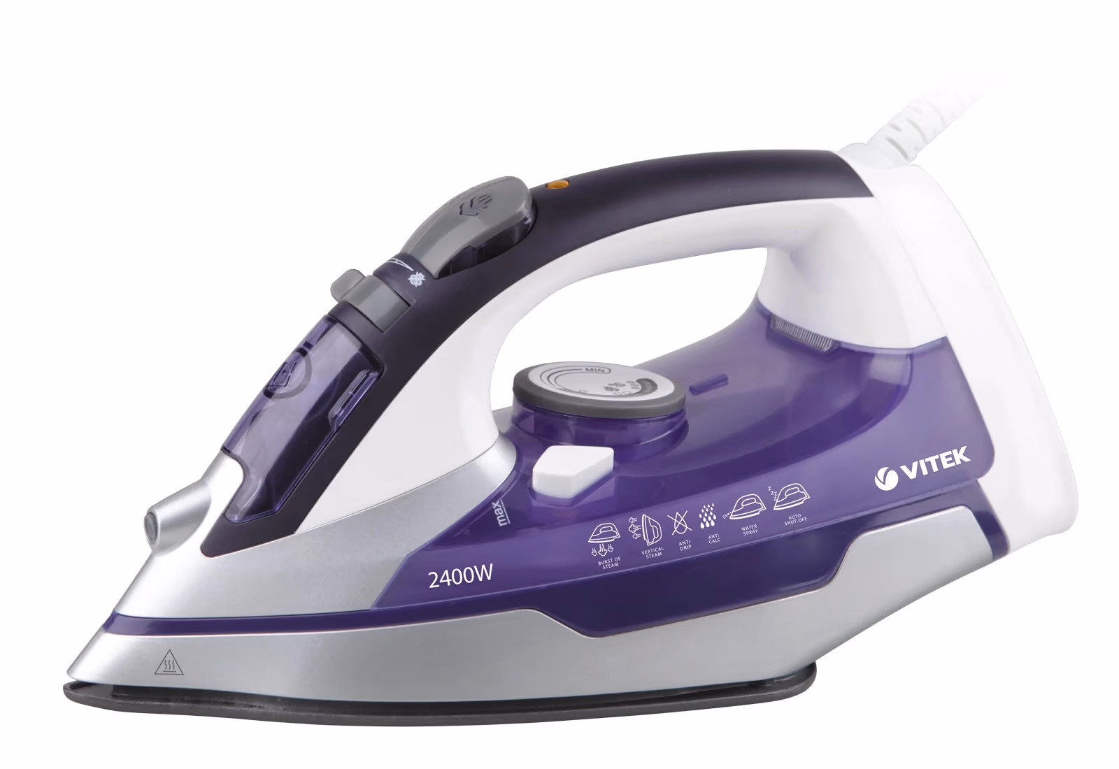 Утюг Vitek VT-1257, 300 мл, Фиолетовый