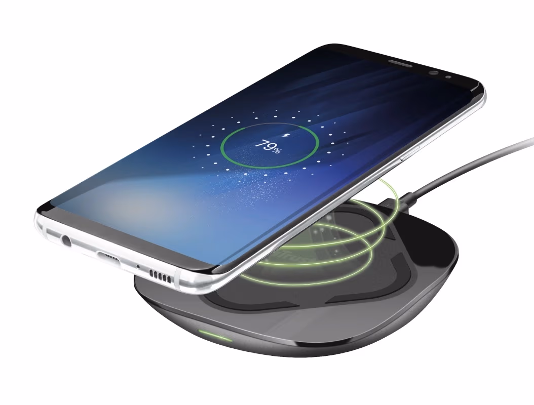 Trust Cito10 Fast Wireless Charger, Fast-charges any Qi fast-charge compatible device, Wireless power output modes 5W, 10W