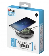 Trust Cito10 Fast Wireless Charger, Fast-charges any Qi fast-charge compatible device, Wireless power output modes 5W, 10W thumbnav 5