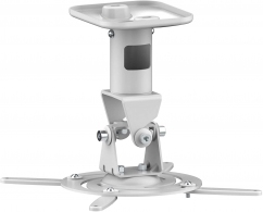 PureMounts PM-SPIDER-PLUS-W Suspension Bracket for Projector, Ceiling to Projector 225mm, tilt: +/- 180°, swivel:180°, rotade: 360°, max 15kg, White thumbnav 1
