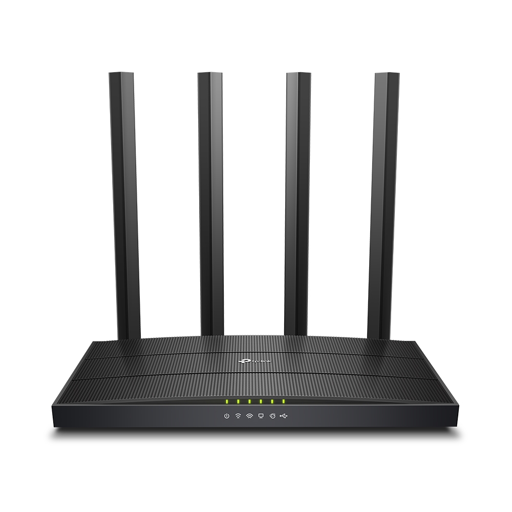 TP-LINK  Archer C6U  AC1200 Dual Band Wireless Gigabit Router, Atheros, 867Mbps at 5Ghz + 300Mbps at 2.4Ghz, 802.11ac/a/b/g/n, MU-MIMO, Beamforming, 1 Gigabit WAN + 4 Gigabit LAN, USB for 4G modem/Media/FTPserver, 4 external antennas + 1 int. antenna photo 1