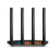 TP-LINK  Archer C6U  AC1200 Dual Band Wireless Gigabit Router, Atheros, 867Mbps at 5Ghz + 300Mbps at 2.4Ghz, 802.11ac/a/b/g/n, MU-MIMO, Beamforming, 1 Gigabit WAN + 4 Gigabit LAN, USB for 4G modem/Media/FTPserver, 4 external antennas + 1 int. antenna thumbnav 3