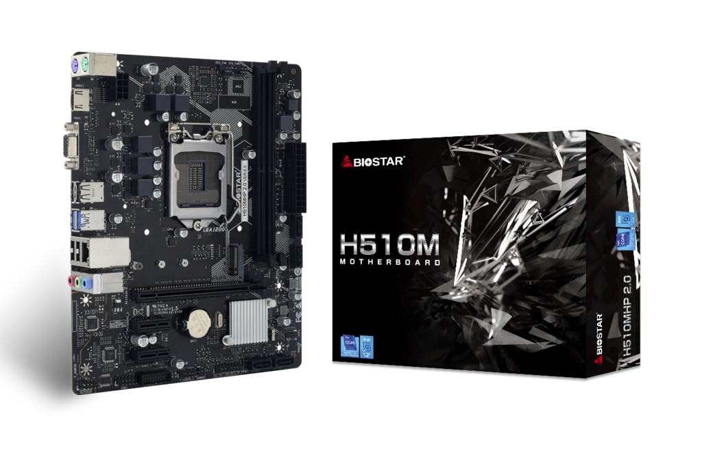 Материнская плата BIOSTAR H510MHP 2.0 / Socket 1200 / H510 / DDR4 / mATX photo 1