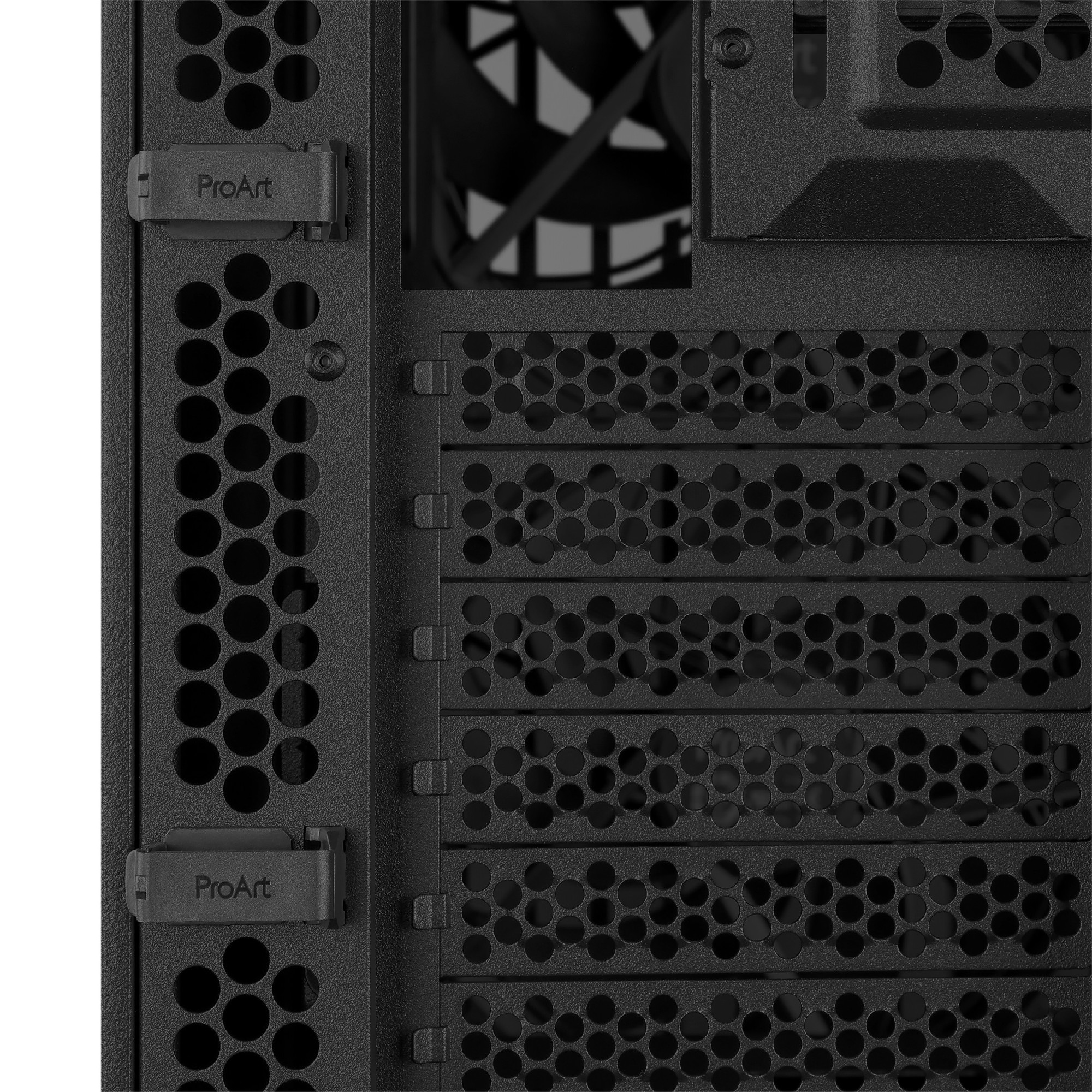 Carcasa ASUS ProArt PA401 Wood Edition/ no PSU / 2x160mm, 1x120mm fan/ ATX/ Black photo 10