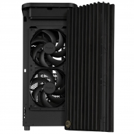 Carcasa ASUS ProArt PA401 Wood Edition/ no PSU / 2x160mm, 1x120mm fan/ ATX/ Black thumbnav 6