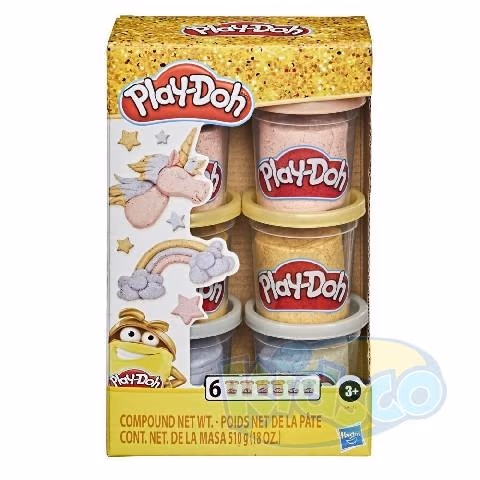 Play-Doh E9433 Metallics Compound Collection 