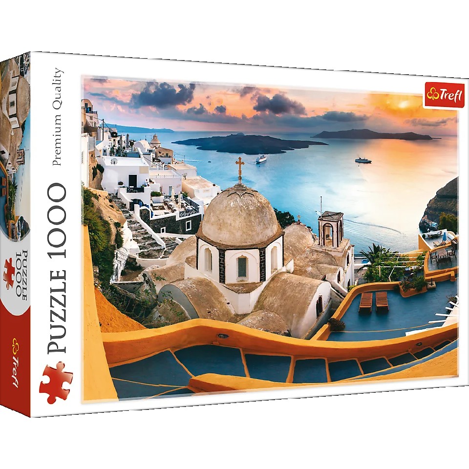 Trefl Puzzles 10445 - 1000 Сказочный Санторини photo 1 Trefl Puzzles 10445 - 1000 Сказочный Санторини photo 1