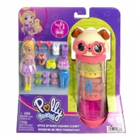 Mattel HKW04 Polly Pocket Оригинальный шкаф "Крути и наряжайся" ассорт. thumbnav 1