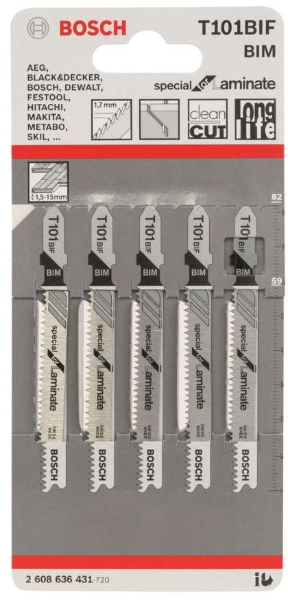 Set de panze de ferastrau pentru puzzle Bosch T 101 BIF, 2608636431 photo 1 Set de panze de ferastrau pentru puzzle Bosch T 101 BIF, 2608636431 photo 1