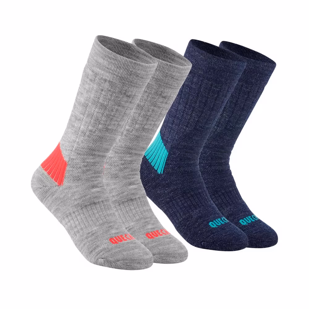 Sosete Quechua SOCKS SH100 WARM MID 