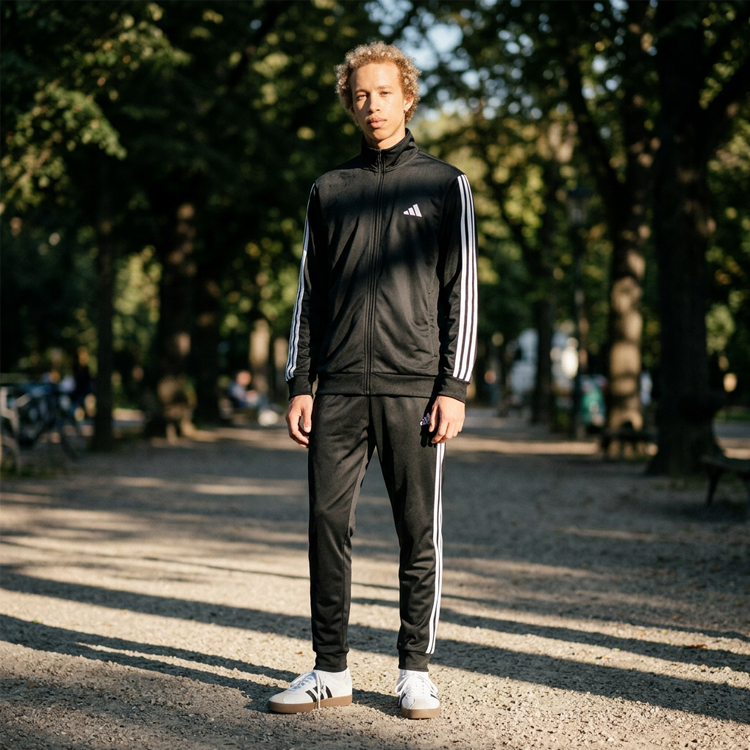 Trening pt Barbati Adidas M 3S TR TT TS XS Negru photo 8