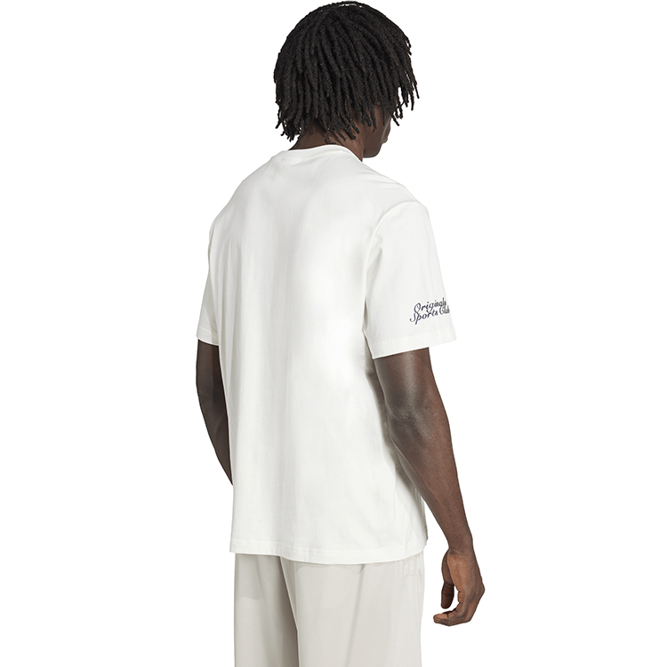 Tricou bărbătesc Adidas GRAPHIC LO SS T XS Alb photo 3