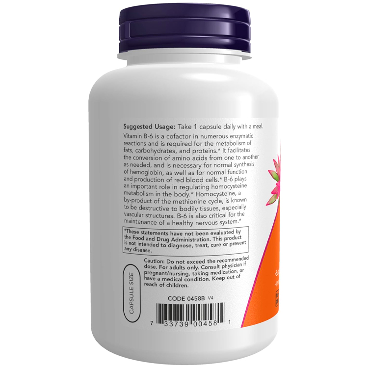 Витамины Now Foods B-6 photo 3