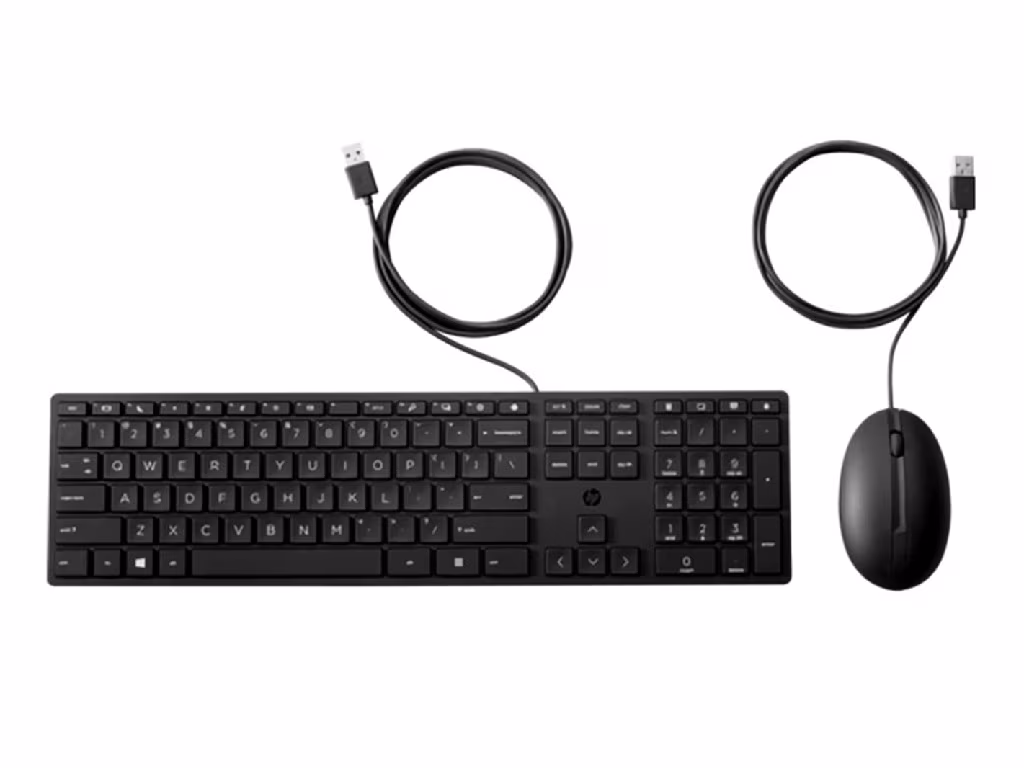 HP Wired Desktop 320MK Mouse and Keyboard 