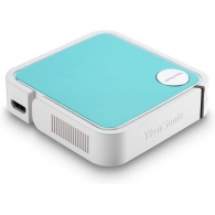 WVGA Projector  VIEWSONIC M1 mini Plus, DLP, 854x480, 500:1, 120 ANSI lm, 30000hrs (Eco), WiFi, USB, Bluetooth, 4GB, Audio Line-out, HDMI, JBL 2W Speaker, White, 0.28kg thumbnav 2