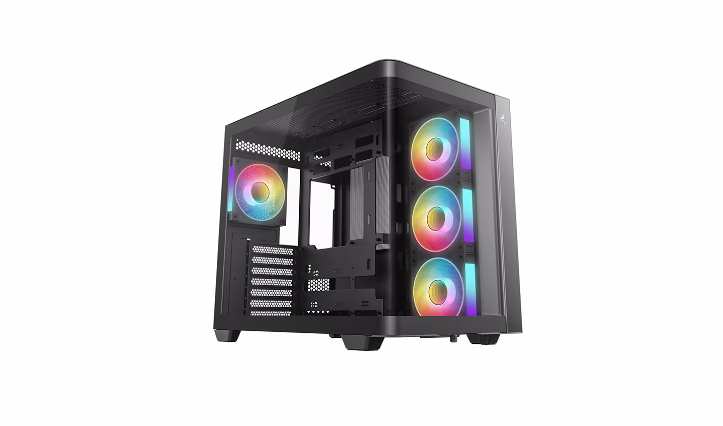 Carcasa DEEPCOOL CG530U 4F / w/oPSU / Side panel / 4x A-RGB 120mm / ATX