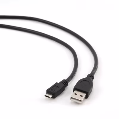 Cable microUSB2.0 - 1.8m - Cablexpert CCP-mUSB2-AMBM-6, 1.8 m, Professional series, USB 2.0 A-plug to Micro B-plug, Black 