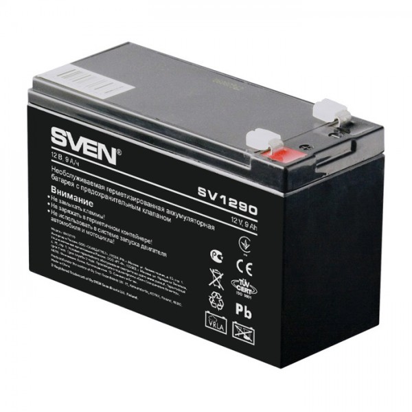 SVEN SV1290, Battery 12V 9AH photo 1 SVEN SV1290, Battery 12V 9AH photo 1
