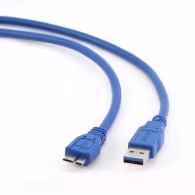 Cable microUSB3.0 - 3m (for external HDD) - Cablexpert -  CCP-mUSB3-AMBM-6, 3.0 m, USB 3.0 A-plug to Micro B-plug, Blue