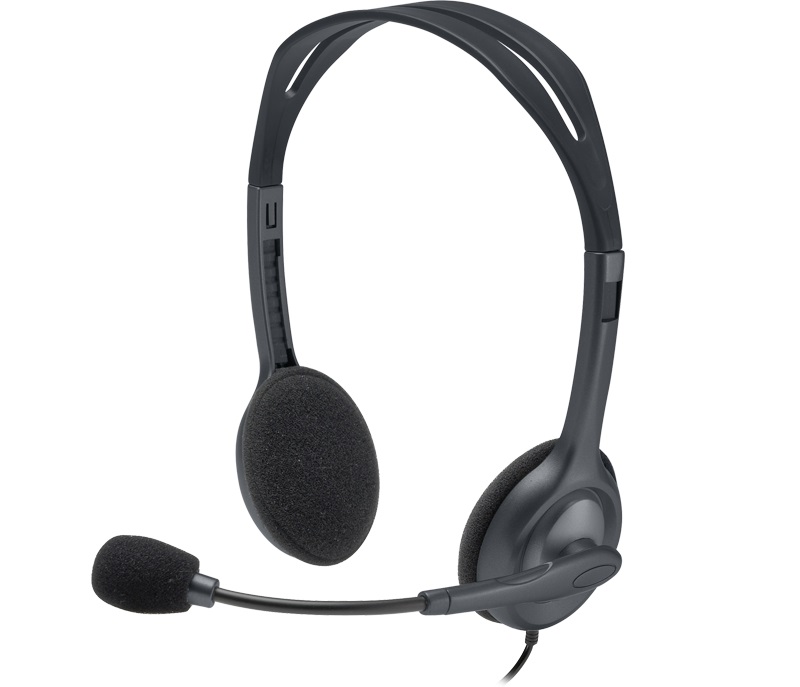 Наушники Logitech Stereo H111 - One Plug photo 1