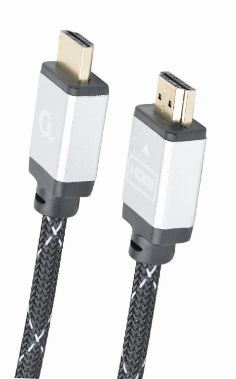 Cable HDMI  CCB-HDMIL-5M, 5m, male-male, Select Plus Series, High speed HDMI cable with Ethernet, Supports 4K UHD resolutions at 60 Hz, Durable nylon braiding and premium style connectors photo 2
