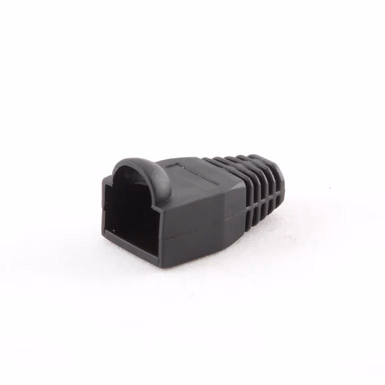 Boot cap for RJ-45  BT5BK/100, Strain relief (boot cap), black, 100 pcs per polybag 