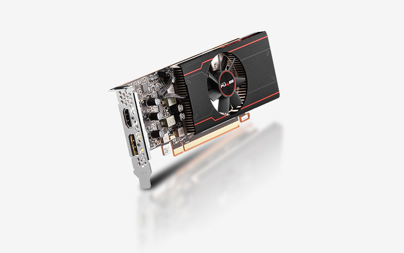 Sapphire PULSE Radeon™ RX 6400 4GB GDDR6 64Bit 2321/16000Mhz, 1xHDMI, 1xDP, Single Fan, SP: 768, AMD RDNA 2, 2nd Gen 6nm GPU, PCIe4.0, Axial Fan Cooling, IFC IV, Fuse Protection, Low Profile, ATX bracket included, Lite Retail photo 3