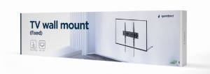 TV-Wall Mount for 32-55”- Gembird ”WM-55F-02”, Fixed, max. 40 kg, Distance TV to Wall: 25 mm, max. VESA 400 x 400, Black thumbnav 3