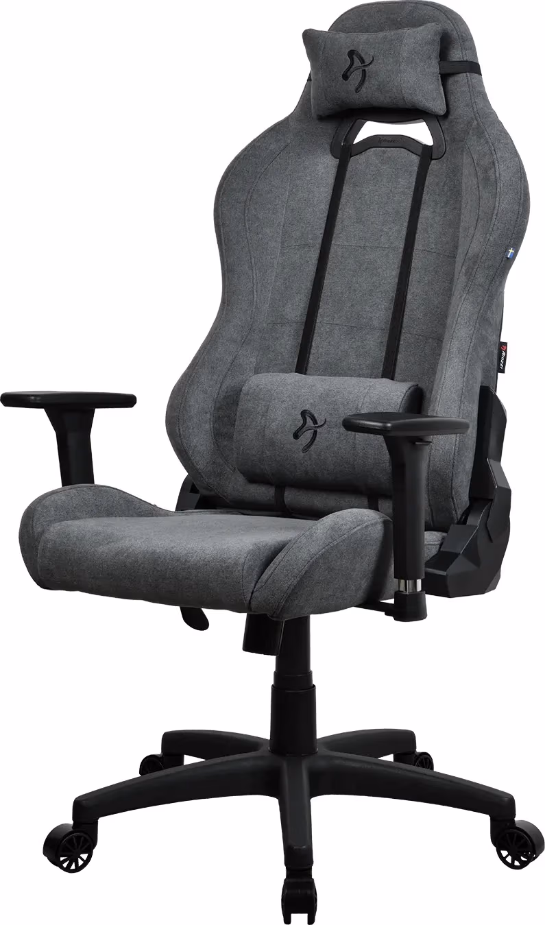 Fotoliu Gaming AROZZI Torretta 2023 Edition/ Soft Fabric/ up to120kg / 155-185cm / Ash Grey 