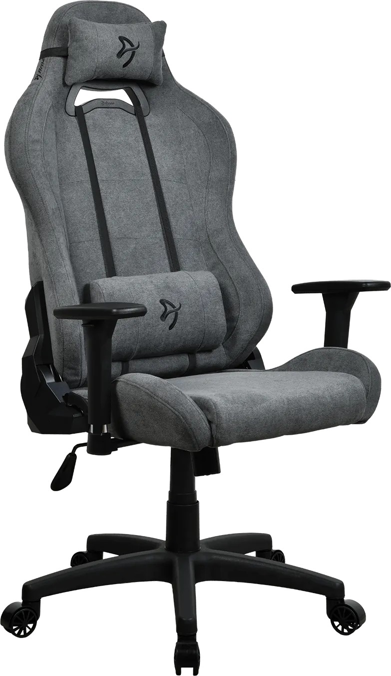 Игровое кресло AROZZI Torretta 2023 Edition/ Soft Fabric/ up to120kg / 155-185cm / Ash Grey photo 2