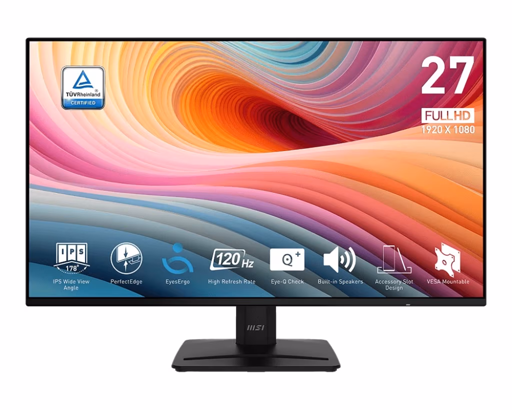 27.0” Монитор MSI PRO MP271A E2/ 1ms/ 120Hz/ Black