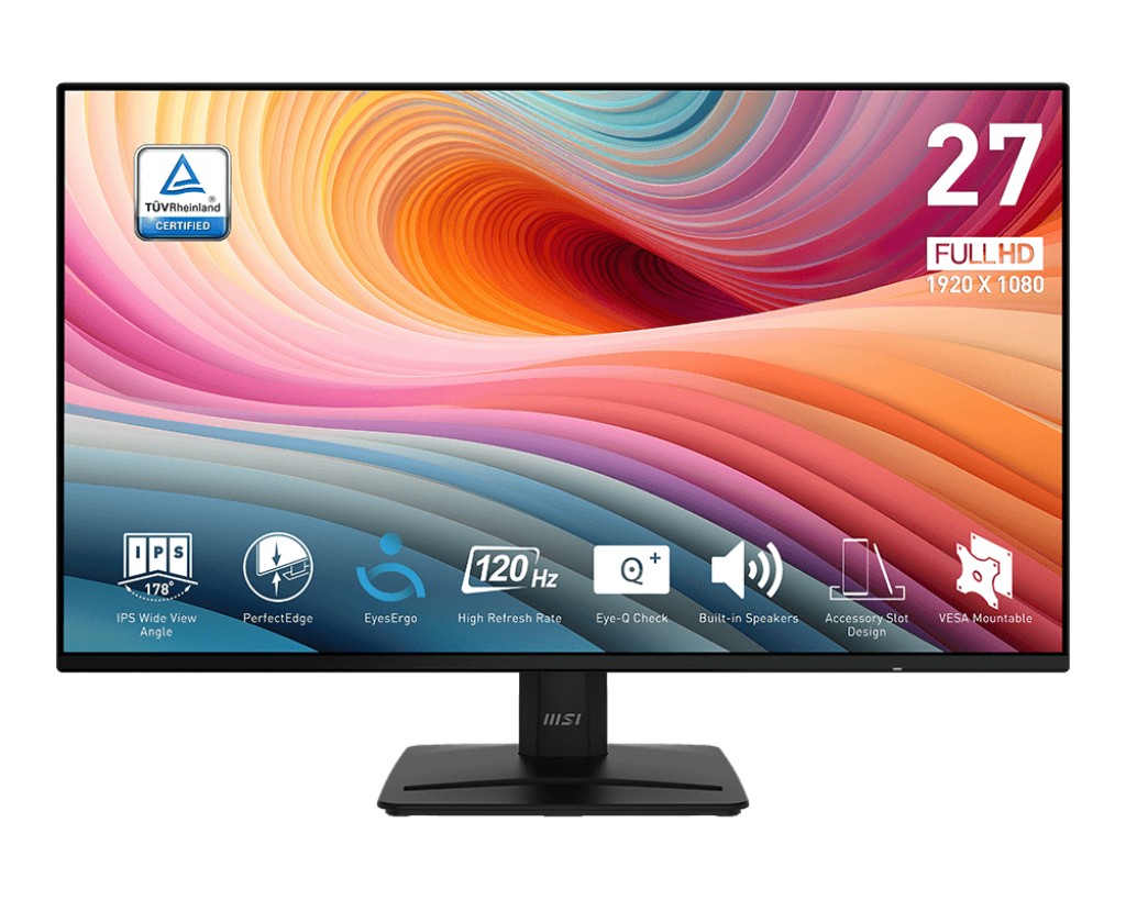 27.0” Монитор MSI PRO MP271A E2/ 1ms/ 120Hz/ Black photo 1