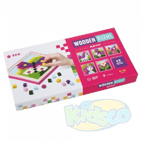 Cubika jucarii dezvoltare "Wooden Pixels2" photo 1