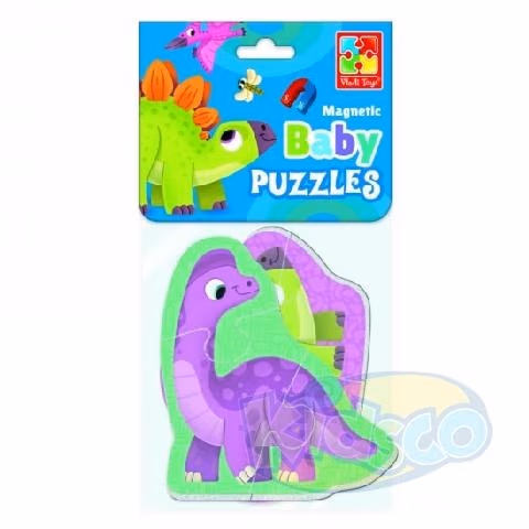 60656 Baby Puzzle Magnetic Dinozauri