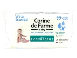 Corine de Farme Baby Water Essential Servetele Umede pentru copii (Biodegradabile) № 56 