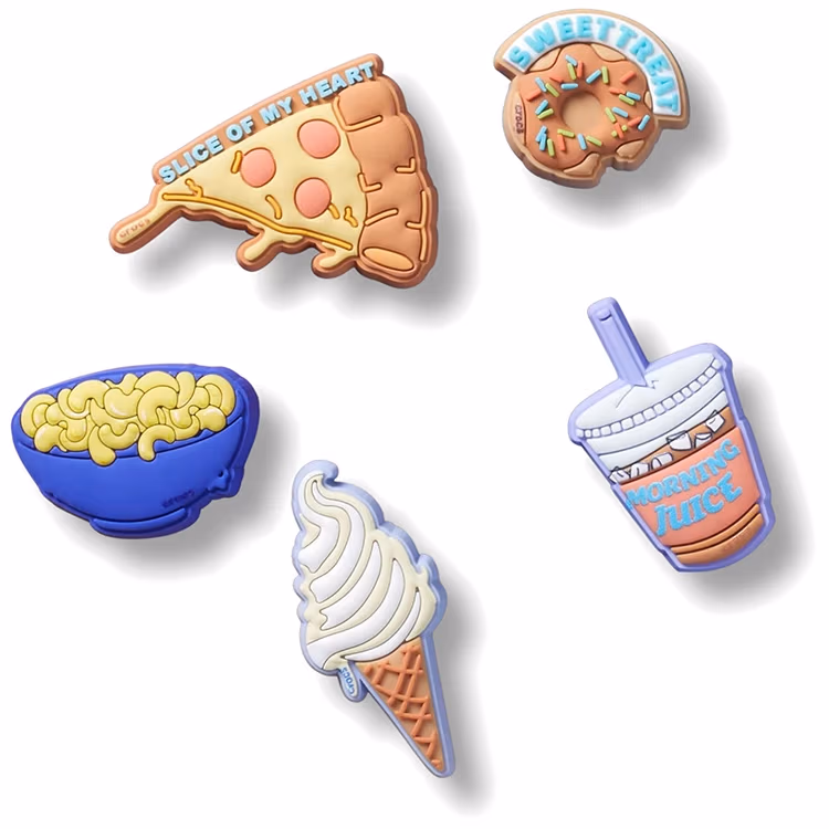Джибитсы Crocs Funny Foods 