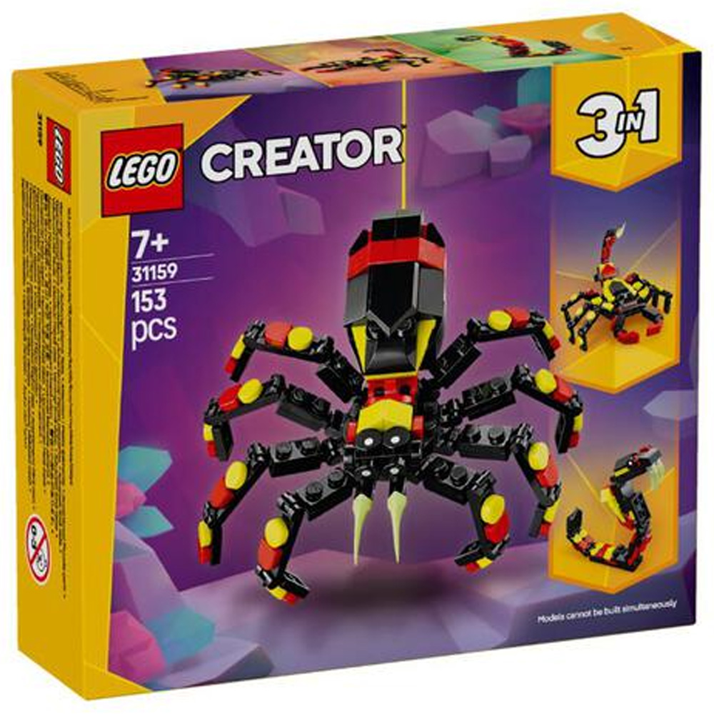 Constructor Lego Creator Wild Animals: Surprising Spider 31159 de la 7+ ani photo 1 Constructor Lego Creator Wild Animals: Surprising Spider 31159 de la 7+ ani photo 1