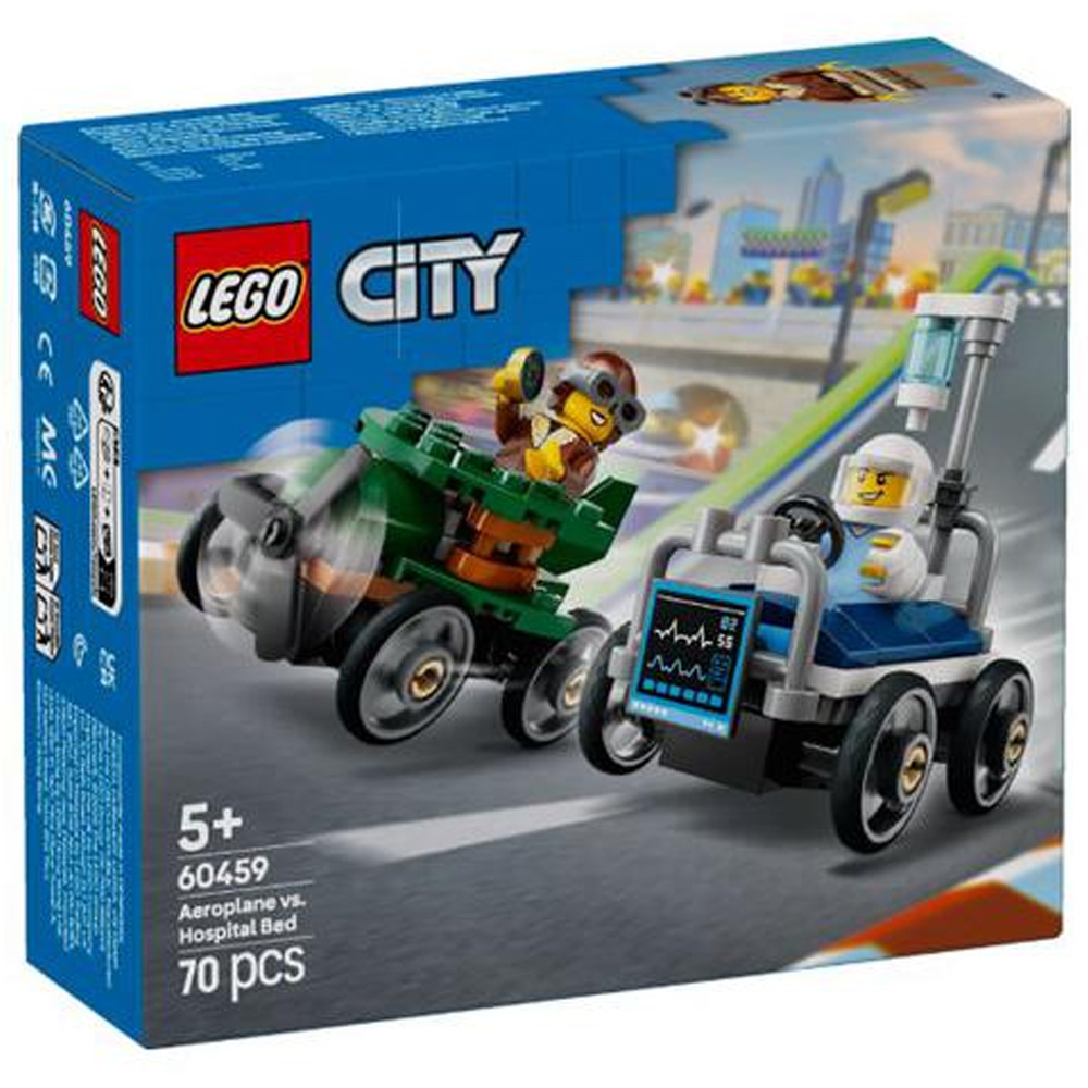 Конструктор Lego City Airplane vs. Hospital Bed Race Car Pack 60459  от 5+ лет photo 1