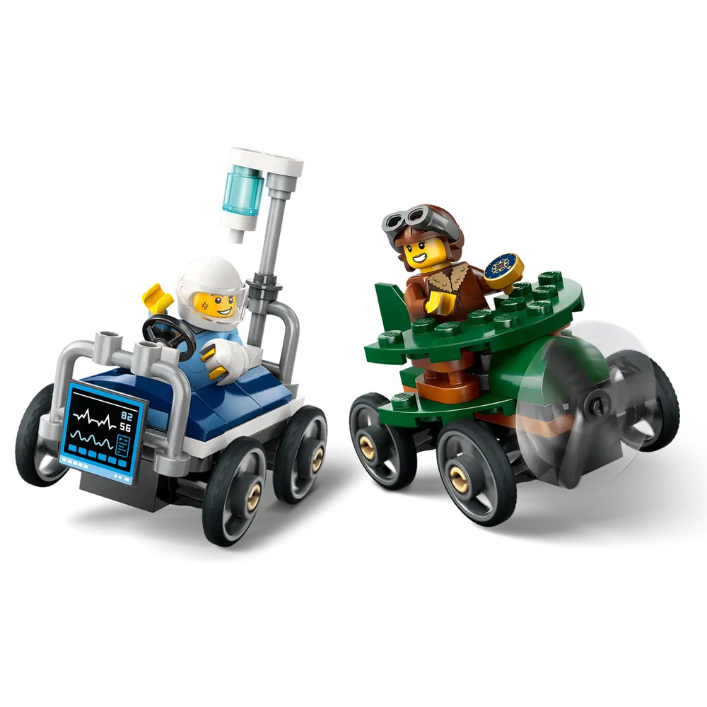 Конструктор Lego City Airplane vs. Hospital Bed Race Car Pack 60459  от 5+ лет photo 6