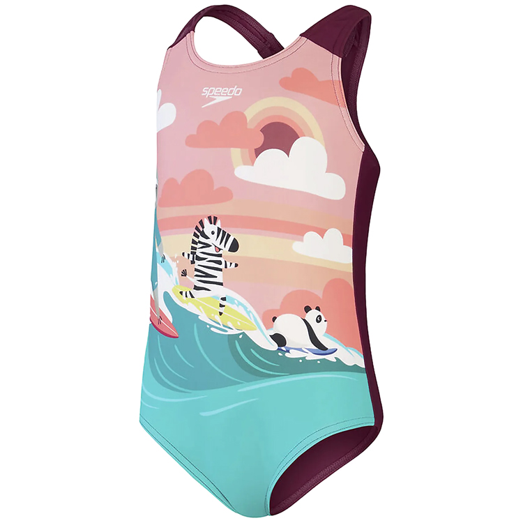 Купальник Speedo DIGI PLMT ALV 1PC IF / Женский / 2 / Розовый/Фиолетовый photo 2
