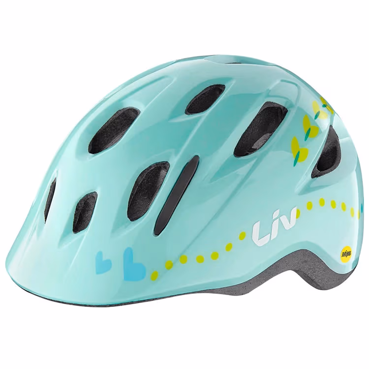 Шлем велосипедный Giant LENA GLOSS AQUA 46-51CM WITH DIAL FIT SYSTEM WITH BUG NET CPSC/CE 